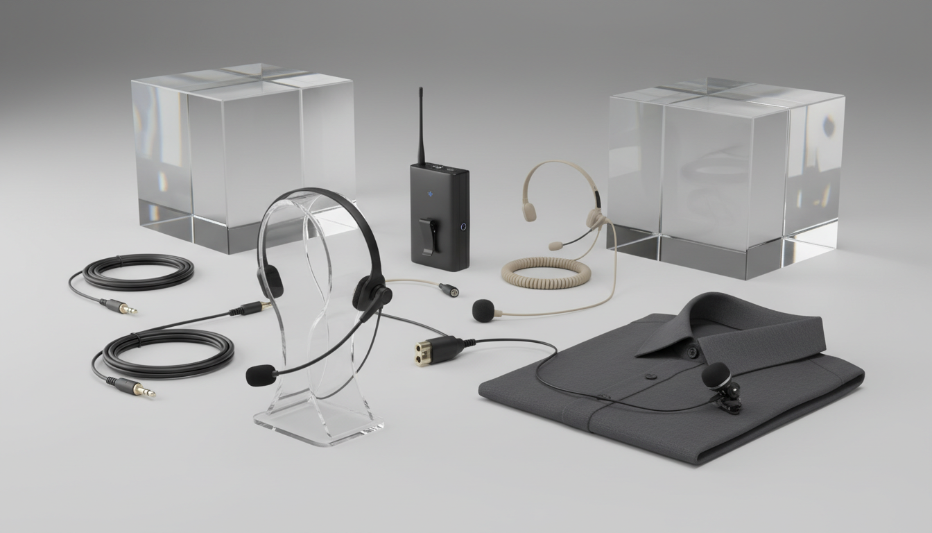 Headset og Lavalier Mikrofoner