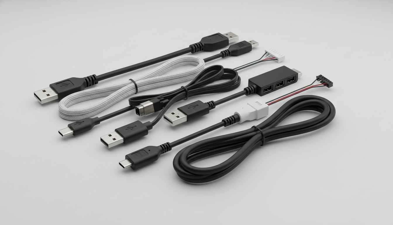 USB og MIDI Kabler